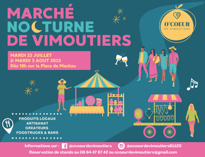 Marché-nocturne à Vimoutiers