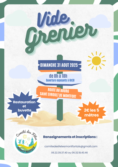Vide-greniers à Saint-Evroult-de-Montfort