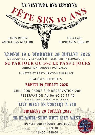Festival des coyotes Longny 2025