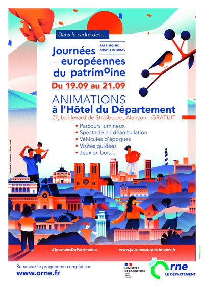 Journée européennes du patrimoine à l'Hôtel du Département