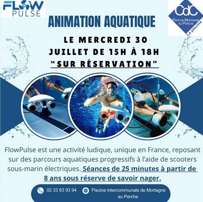 30 Juillet animation aquatique