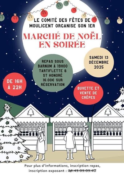 Marché de noel Moulicent 2025