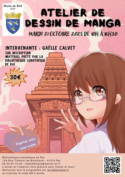 atelier Manga octobre - temple