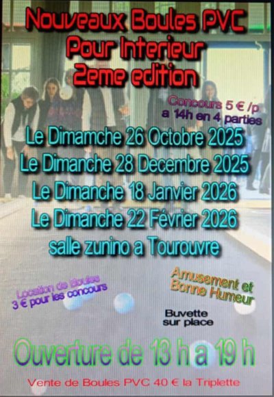 Concours pétanque PVCTourouvre25-26