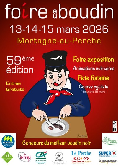 13-15 mars Foire au Boudin
