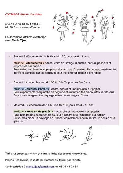 Programme décembre OXYMAGE Tourouvre