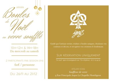 26 novembre atelier ignis