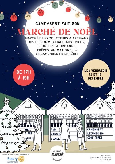 Marché de Noël à Camembert
