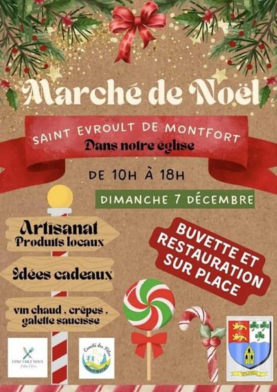 Marché de Noel à Saint-Evroult-de-Montfort