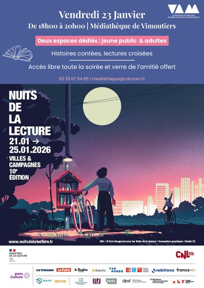 Nuits de la lecture 2026 à Vimoutiers