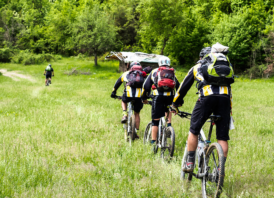 A VTT dans l'Orne en Normandie