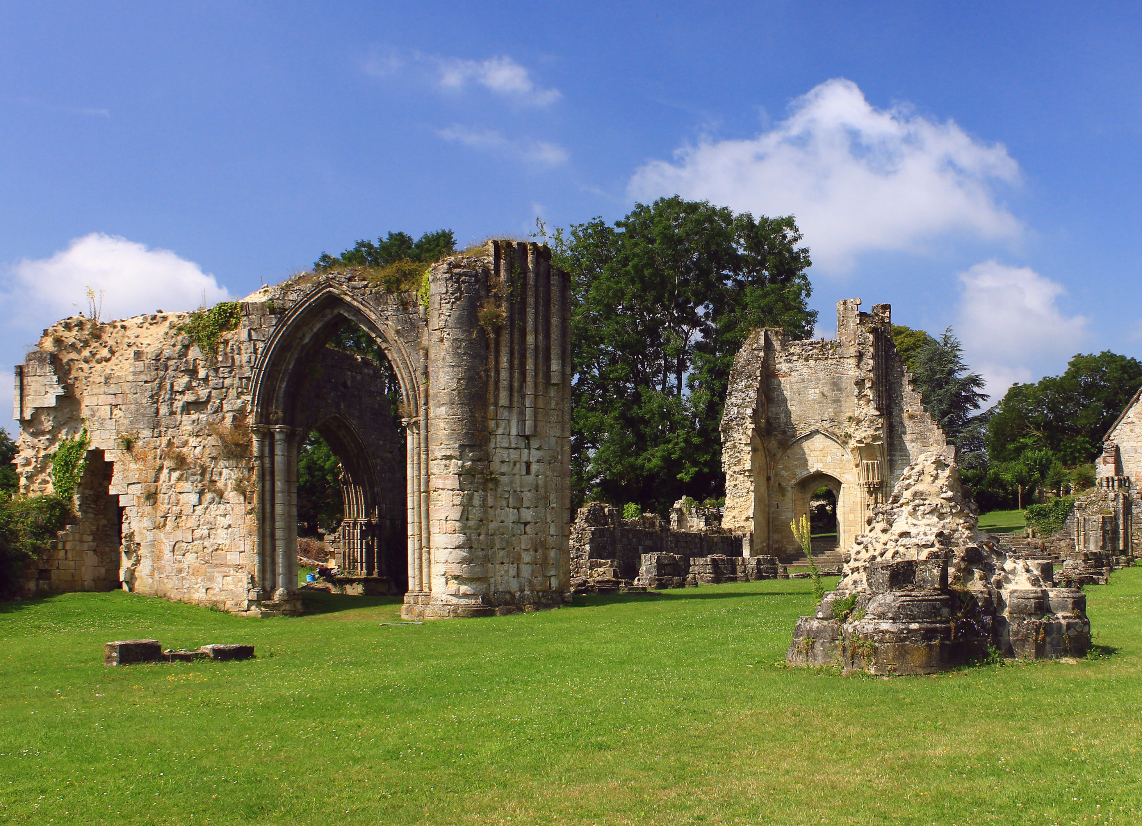 Ruines de l'Abbaye, Saint-Evroult-Notre-Dame du Bois, Pays d'Ouche