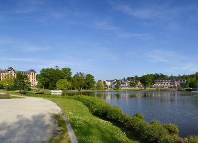 Vue sur lac, Bagnoles de l'Orne Normandie