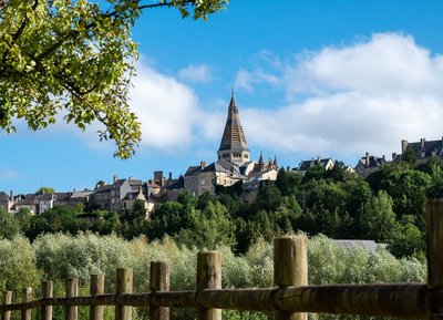 Point de vue sur Domfront-en-Poiraie