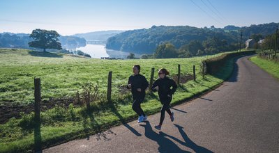 Maratrail passant par le Lac de Suisse Normande