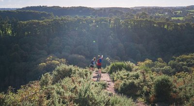 Trail à la Roche d'Oëtre en Suisse Normande