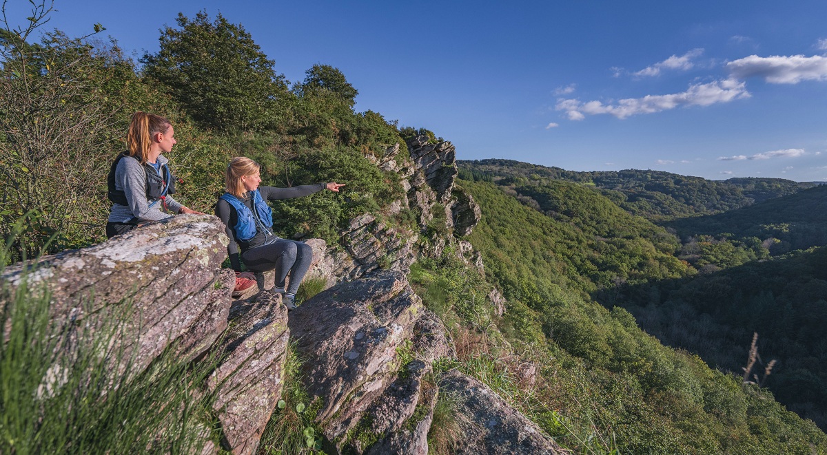 Trail à la Roche d'Oëtre en Suisse Normande