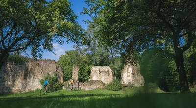 VTT au Vieux Saint-Aubert, Suisse Normande