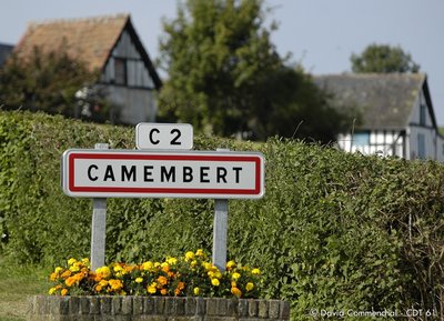 Village de Camembert dans le Pays d'Auge Ornais