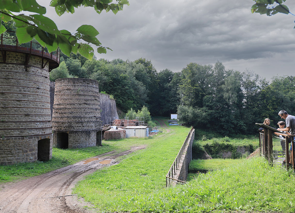 Dompierre, site de la butte rouge